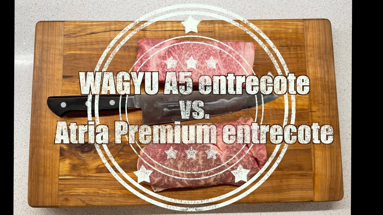 Osa 13 - Maailman paras vs. Suomen paras -  Wagyu A5 entrecote vastaan Atria Premium entrecote.