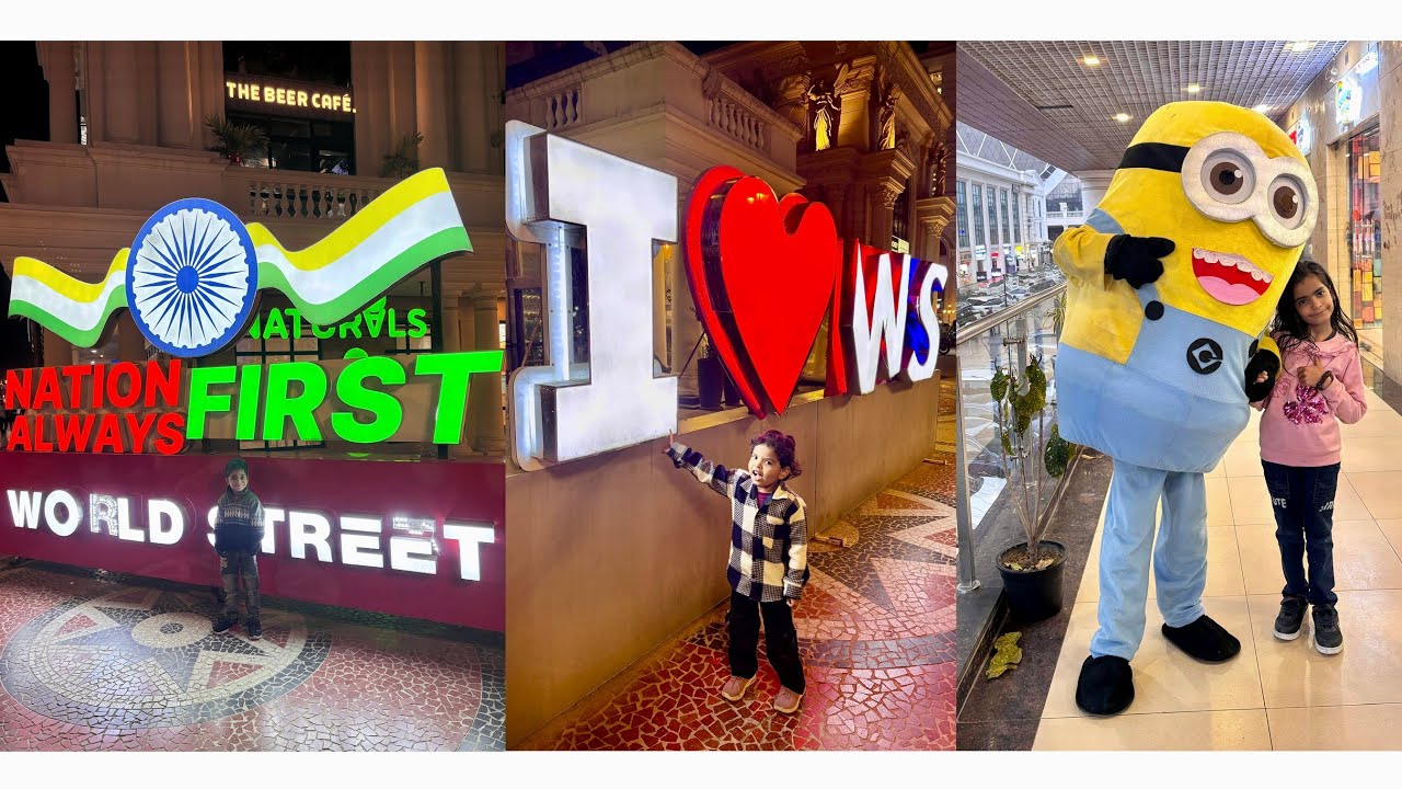 Omaxe world street Faridabad, sector 79 || Open Shopping mall