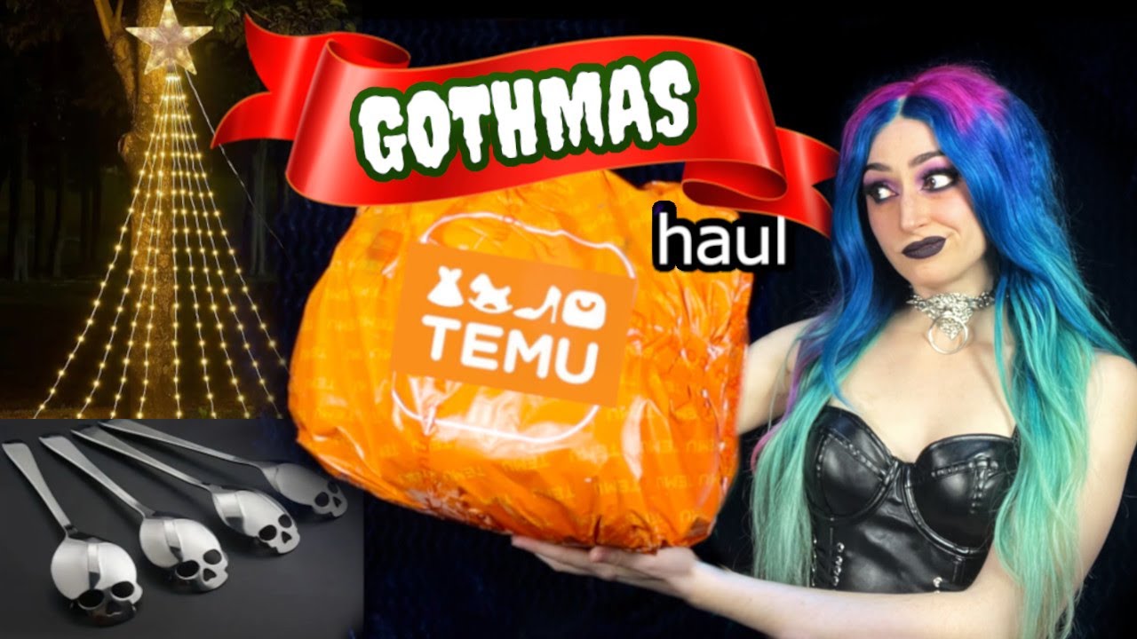 GOTHMAS TEMU HAUL 🎄💀