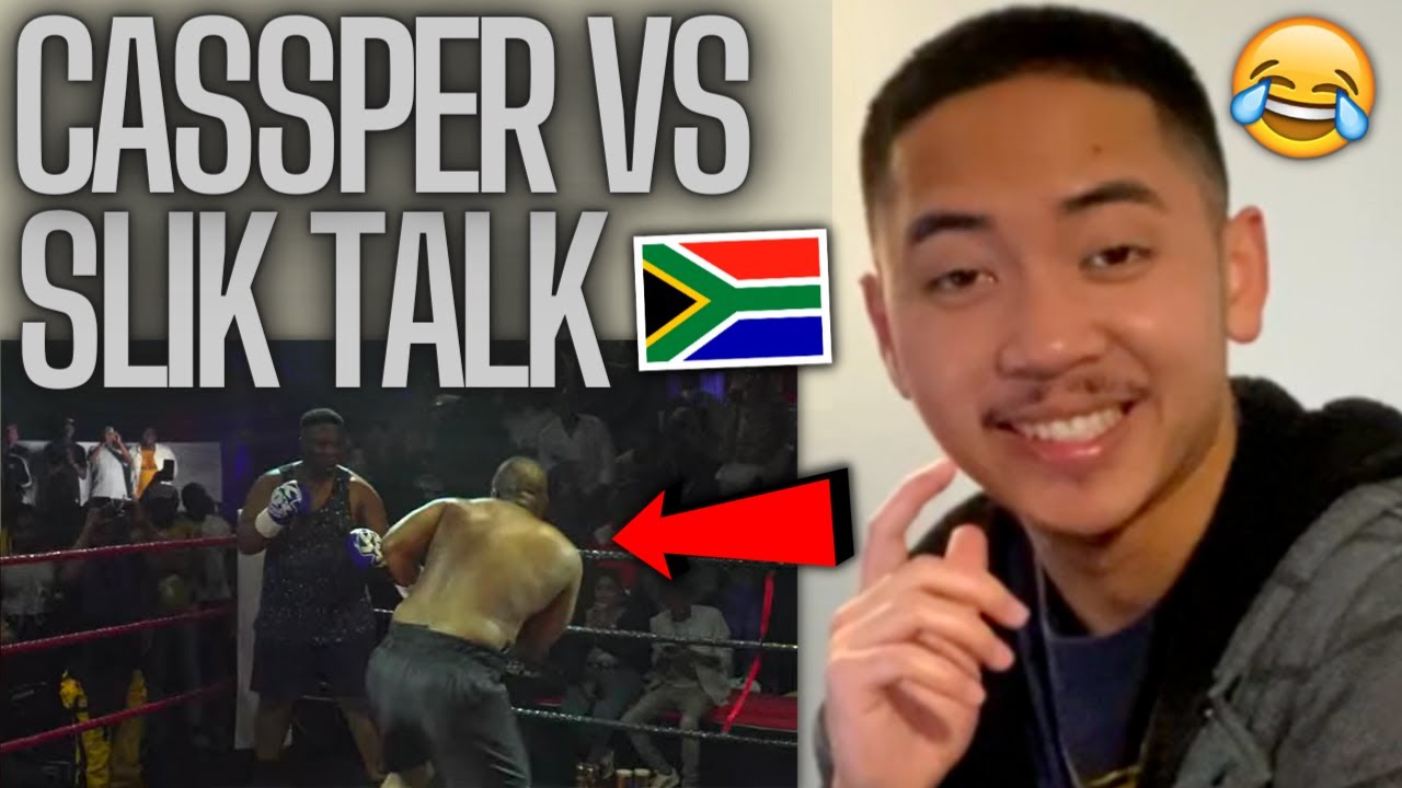 Cassper Nyovest vs Slik Talk FIGHT REACTION! 😂🇿🇦 (SOUTH AFRICA BOXING MATCH 🇿🇦)