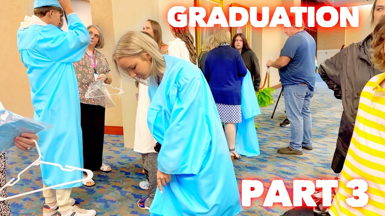 KAYLA'S HERE | HORRIBLE WEATHER | GRADUATION PT 3 | Family 5 Vlogs