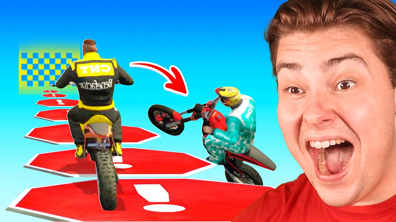TROLLEN Tijdens ONMOGELIJK MOTOR PARKOUR! (GTA 5 Races)