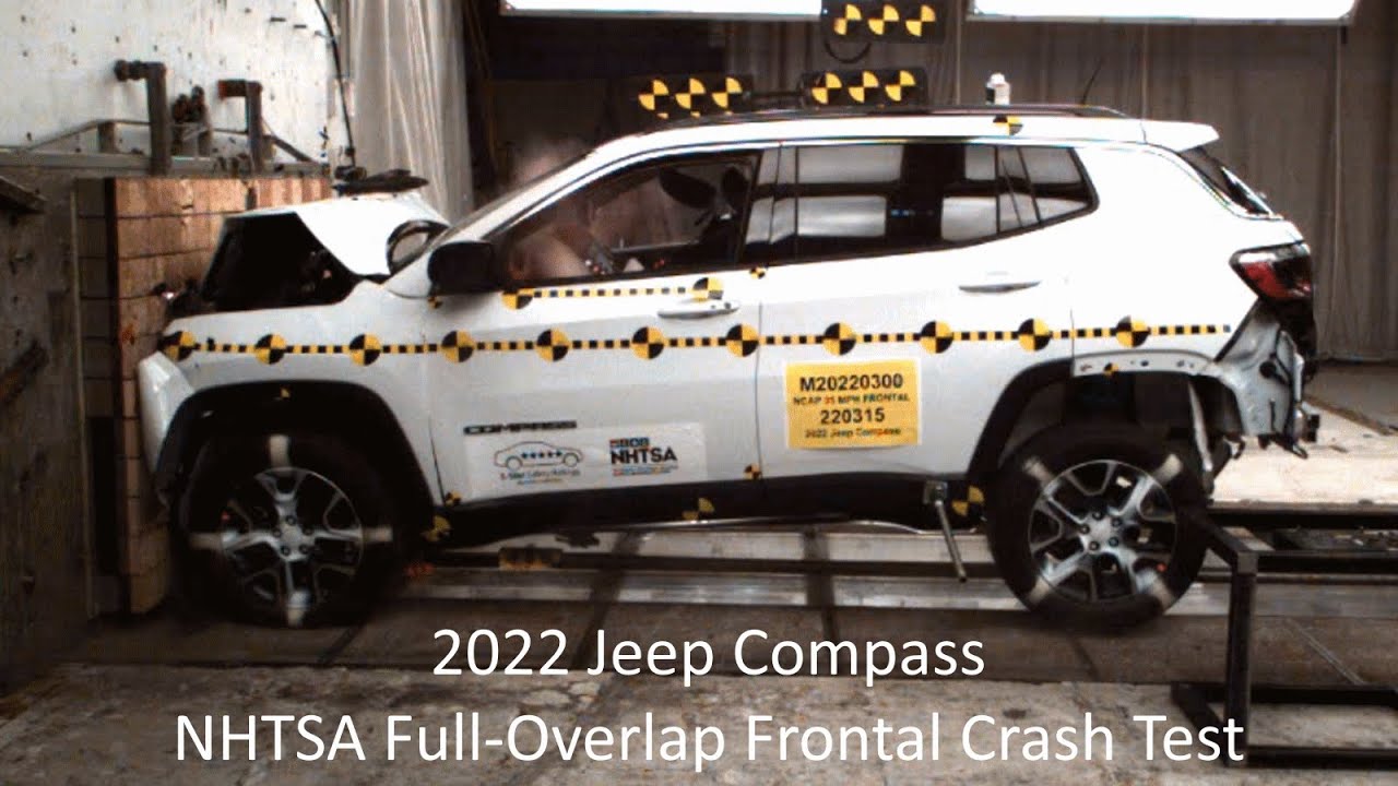 2022-2023 Jeep Compass NHTSA Full-Overlap Frontal Crash Test