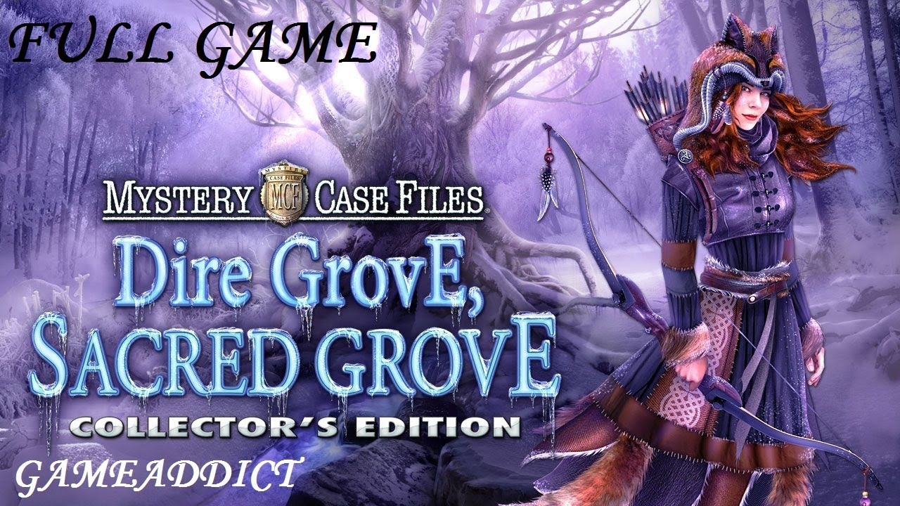 MYSTERY CASE FILES DIRE GROVE SACRED GROVE COLLECTORS EDITION MASTER DETECTIVE : Full Game