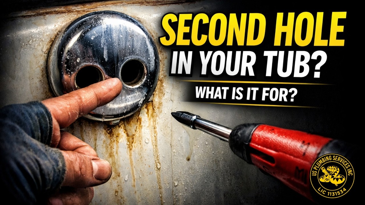 Do You Know What the Second Hole in Your Tub Drain Is Actually For?