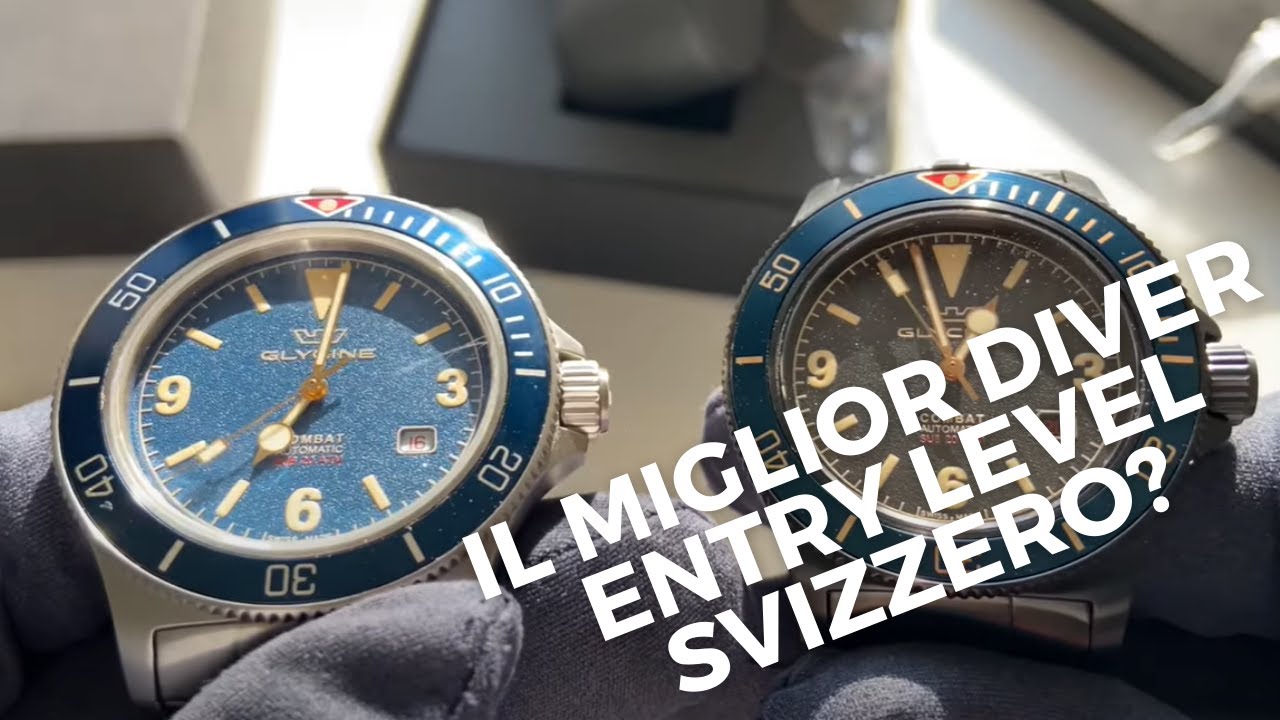 Glycine Combat sub Blu e PVD a confronto: i migliori diver svizzeri sotto i € 500?