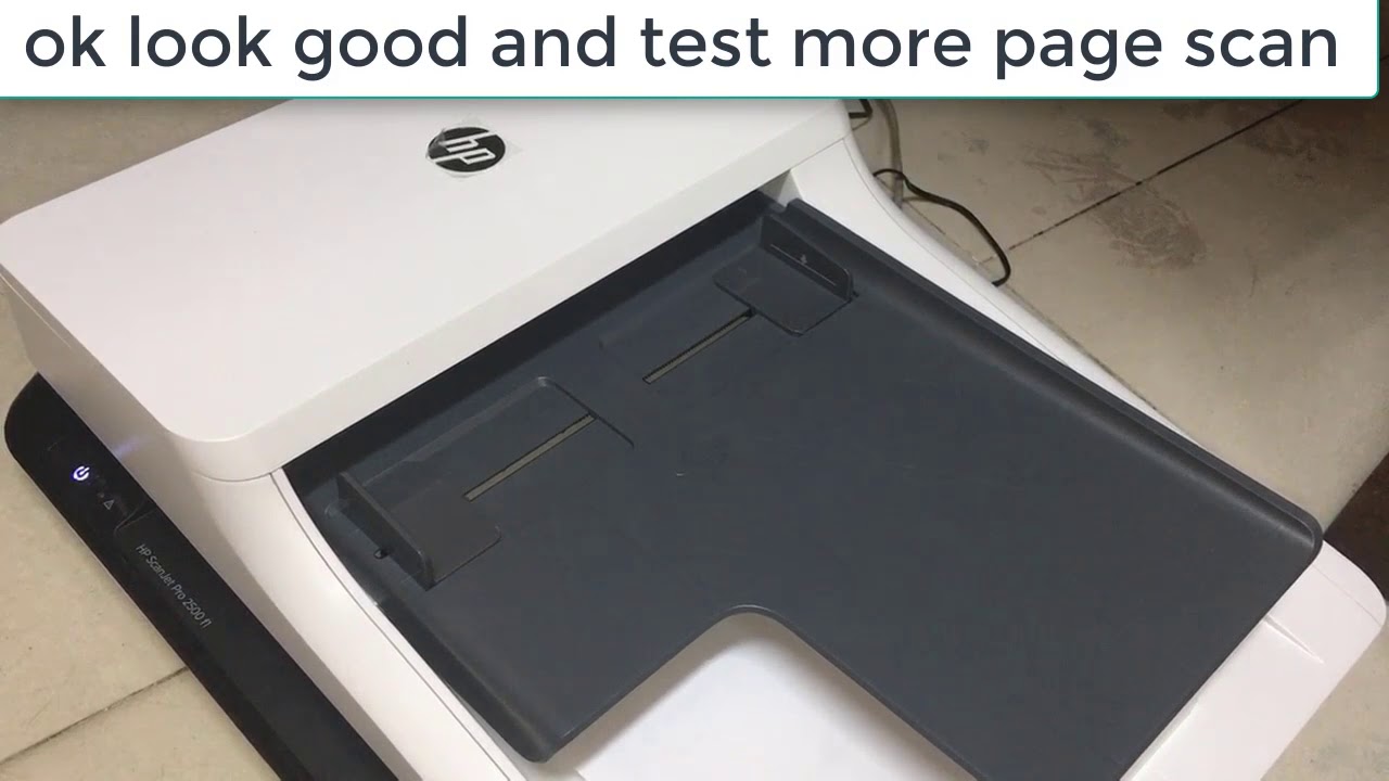 How to fix HP Scan Jet 2500f1 not feed paper on ADF