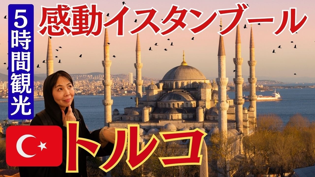 感動！イスタンブール観光🇹🇷観光時間５時間でどこまでまわれる？（アヤソフィア・ブルーモスク・鯖サンド）