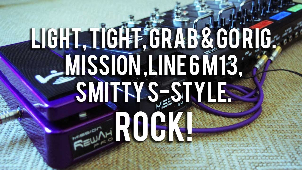 Line 6 M13, Mission, Smitty - Travel Light! Demo of grab 'n' go gear.