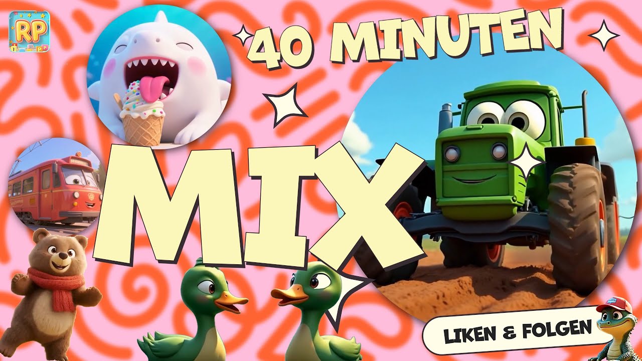 Kinderlieder Mix 2025 🎶 40 Minuten deutsche Lieder zum Mitsingen | Rutzeputze Kinderlieder