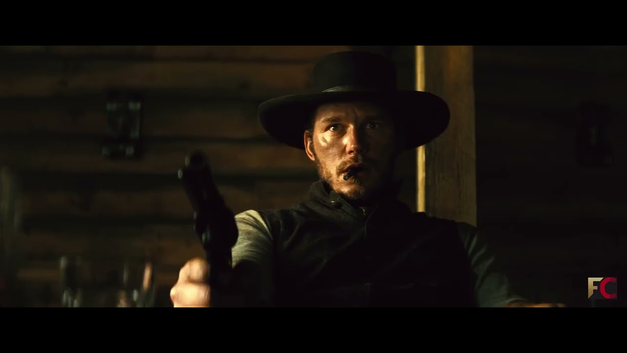 The Magnificent Seven (2016) | The first gun fighting scene, enter Sam Chisolm |