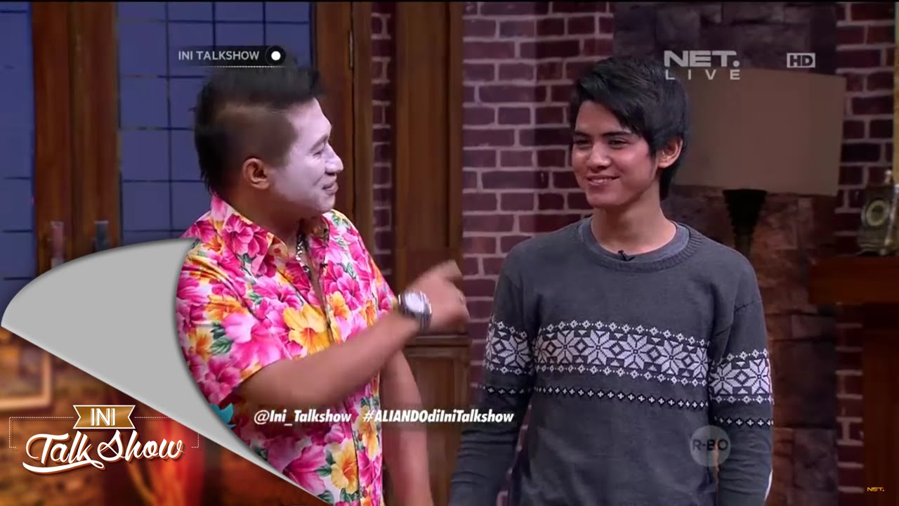 Aliando Ceritanya Numpang Mandi di Ini Talk Show