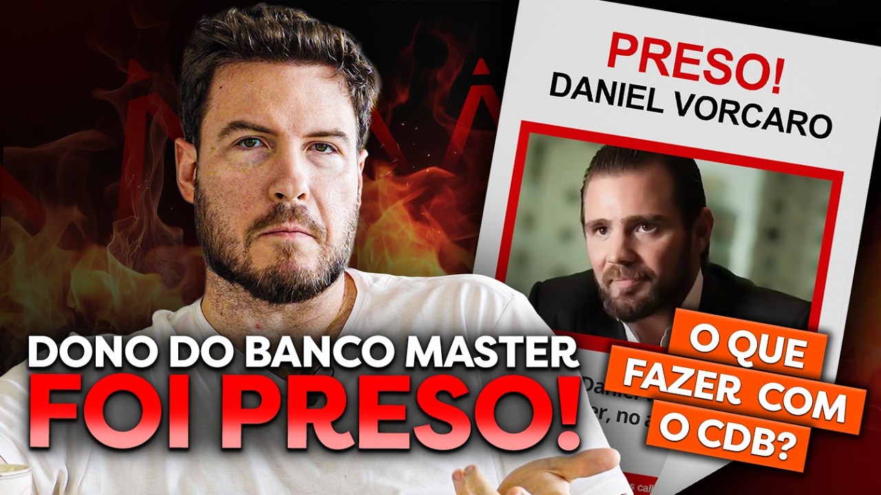 O FIM DO BANCO MASTER | Como isso vai impactar o seu bolso e O QUE FAZER com os CDBs?