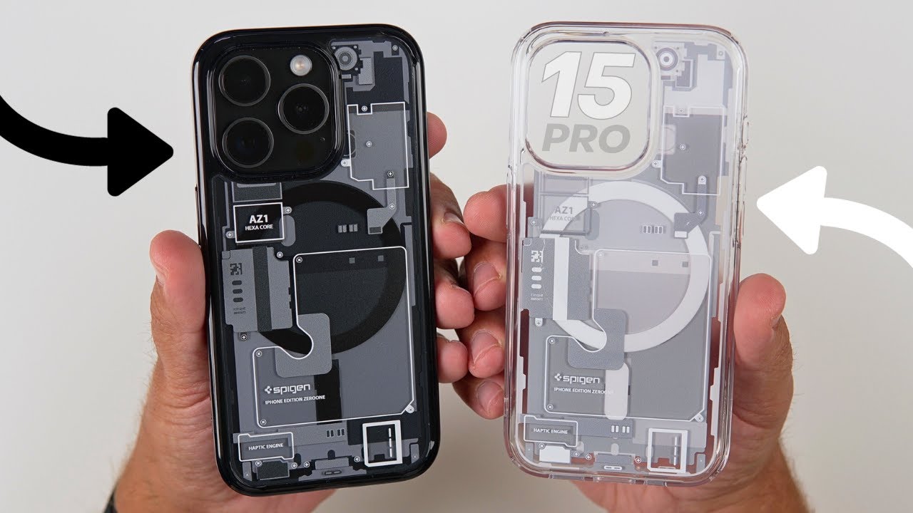 iPhone 15 Pro Spigen Zero One Case - Black VS White!