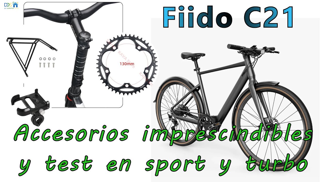 Accesorios imprescindibles para la Fiido C21 y además, más test en modo sport y turbo !!!