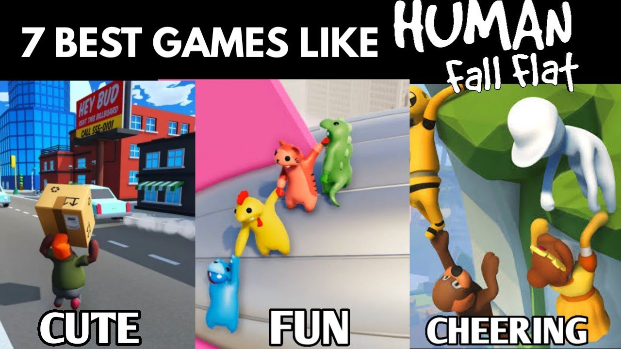 7 ЛУЧШИХ ИГР, ПОХОЖИХ НА HUMAN FALL FLAT, ДЛЯ ПК/PS4/XBOX (КАК ОДИНОЧНЫЙ, ТАК И МНОГОПОЛЬЗОВАТЕЛЬ...
