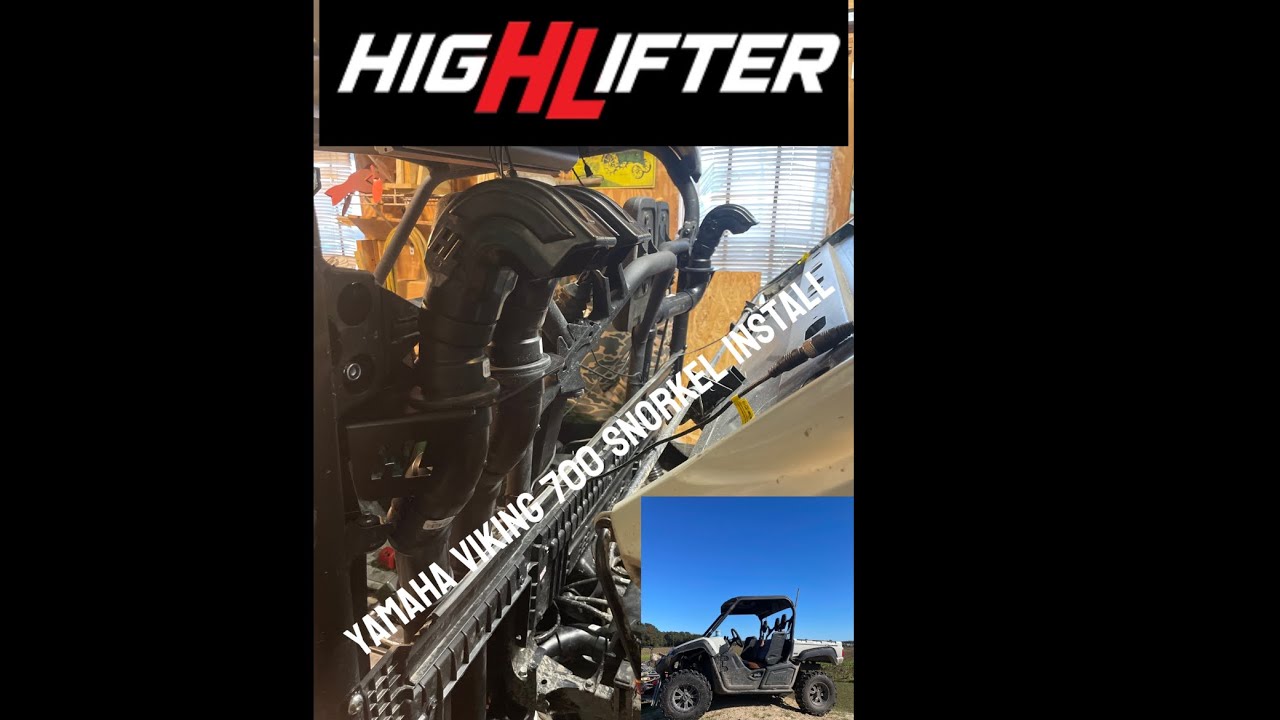 Yamaha Viking 700 Highlifter snorkel install 