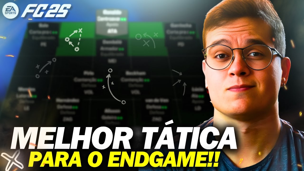 FORMA&Ccedil;&Atilde;O T&Aacute;TICA que DOMINA o ENDGAME! 💥MELHORES T&Aacute;TICAS FC 25