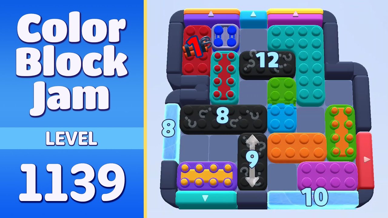 Color Block Jam Poziom 1139 (1140) Pełne rozwiązanie | Wszystkie zagadki rozwiązane! 🎯