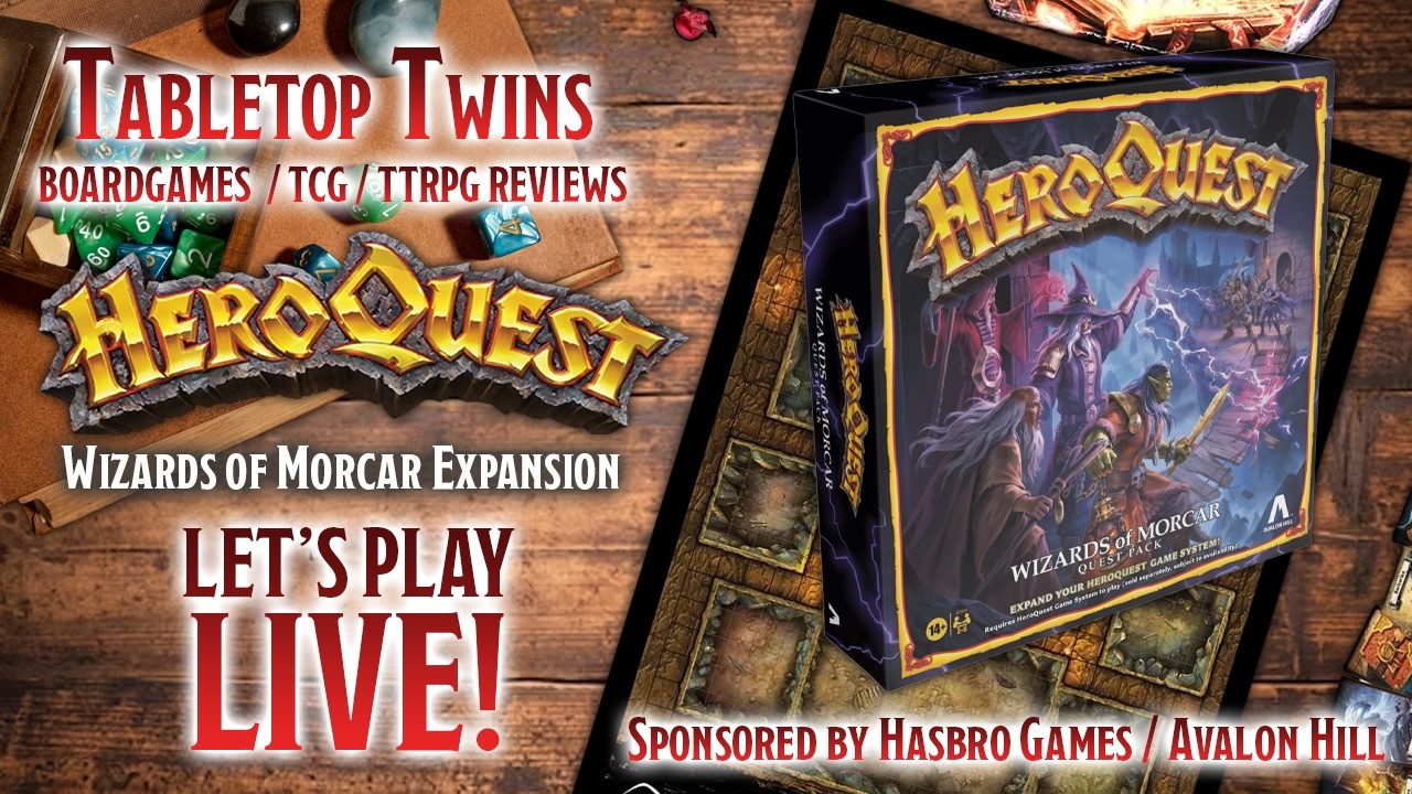 [TABLETOP TWINS] Heroquest Wizards of Morcar from Avalon Hill & Hasbro (Yuki & Yuna | Twin Vtubers)