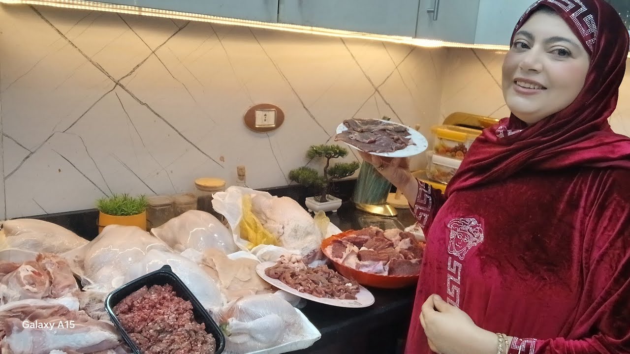 مشتريات 🍖 لحوم  شهر 12 بأقل من 2000 جنيه لحوم اشكال والوان