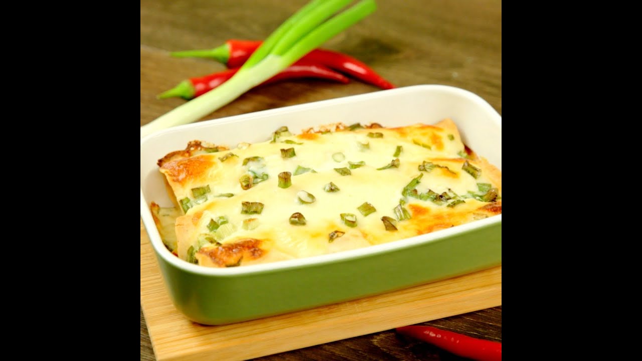 Tortilla and Scrambled Egg Casserole