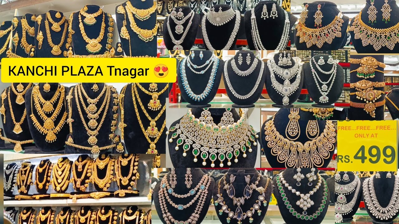 Necklace just ₹ 13😱😍Bridal set buy 1 get 1 just ₹1499 Kanchi Plaza👌Rs.5 முதல் Cash On Delivery Tamil