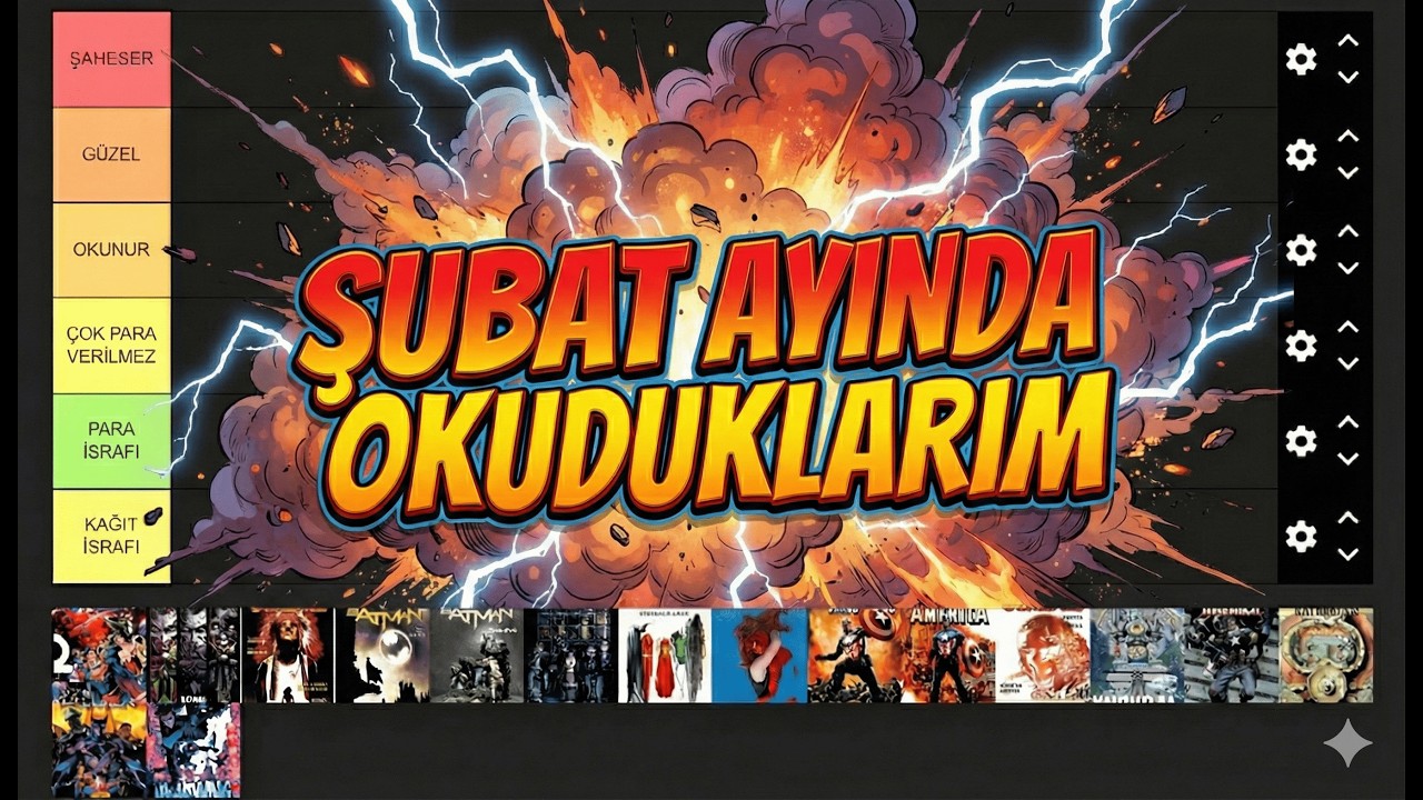ŞUBAT AYI OKUDUKLARIM TİER LİST!