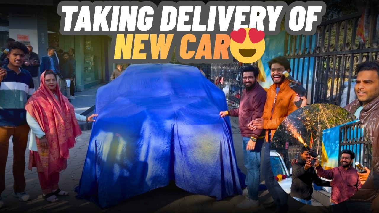 We Bought Our FIRST Family Car 😍 #firstcar #cardeliveryvlog #brezza2025 #newcarreveal #carvlogs