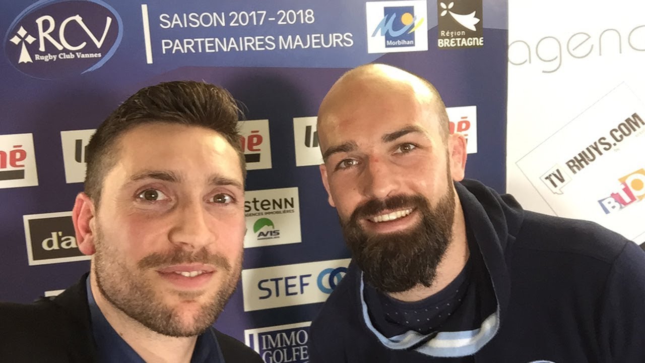 RUGBY PRO D2 : RCV - Rugby Club de Vannes - Jérémie ABIVEN, troisième ligne, en ITV !