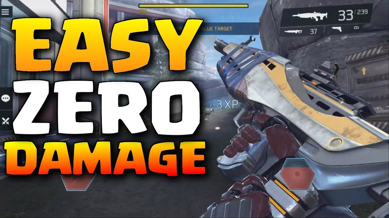Shadowgun Legends: How to take NO DAMAGE in a mission EASY!!