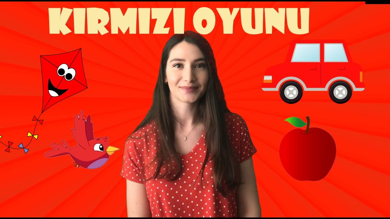 Kırmızı Rengi Parmak Oyunu | Renkler Şarkıları | Okul &Ouml;ncesi Renkleri &Ouml;ğreniyorum