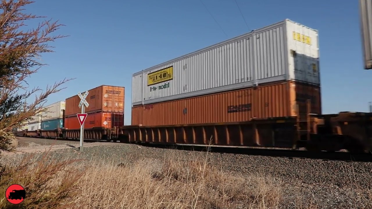 Three Freight Trains Southwest of Perry - 1/22/22