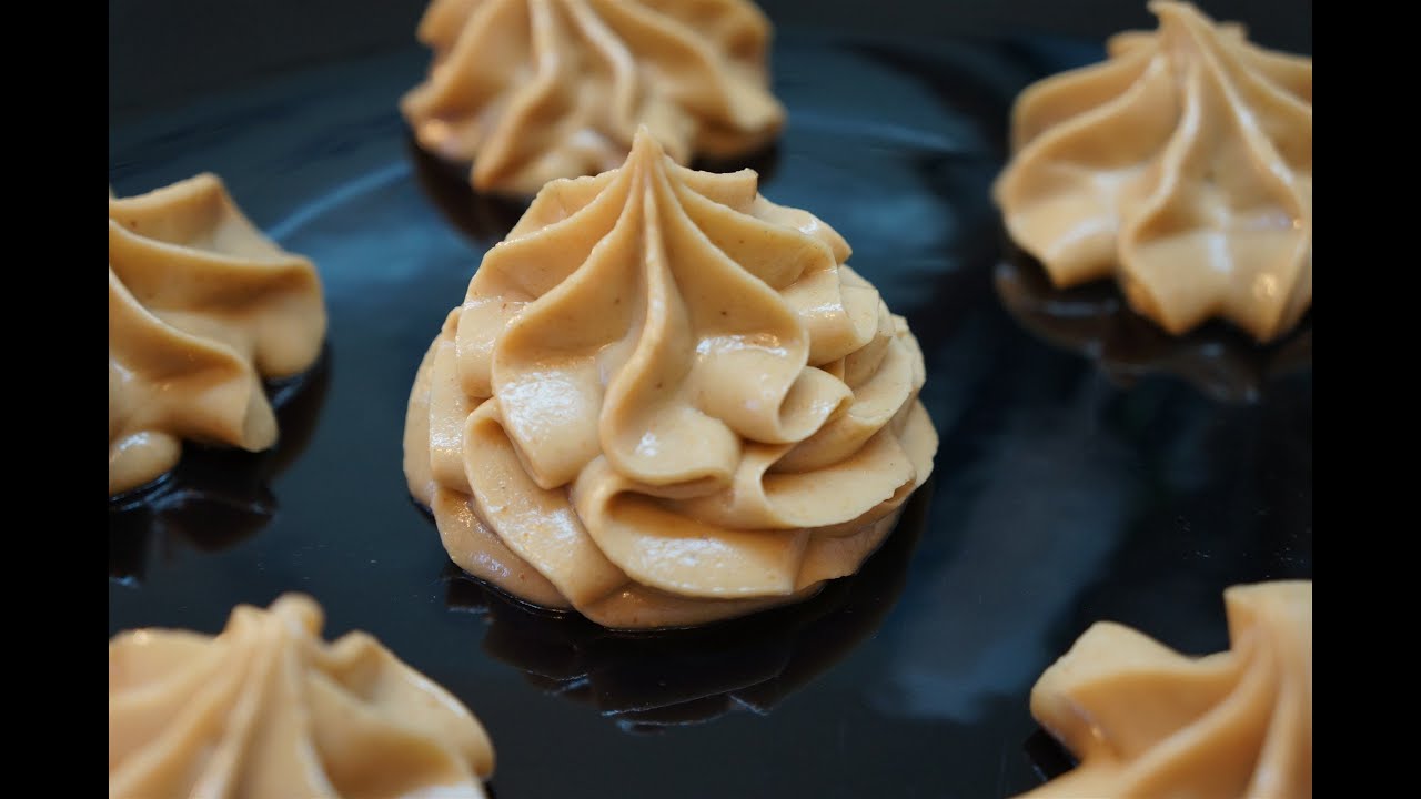 Recette facile et rapide de crème au beurre de cacahuète Cream recipe peanut butter: