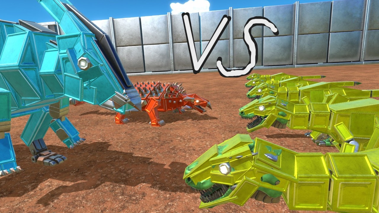Age Of Warbots: Raptors VS. Herbivores
