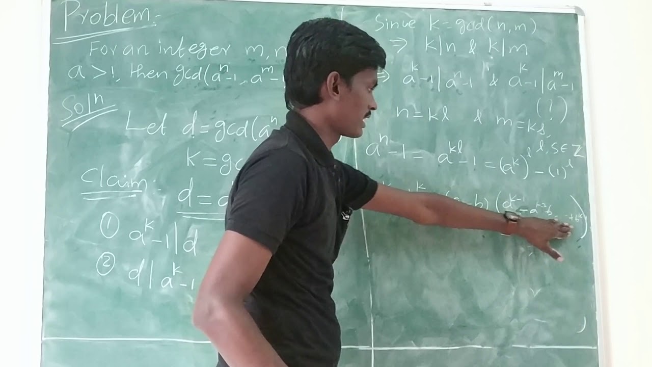 gcd(a^{n} -1, a^{m} -1)=a^{gcd(n,m)} -1