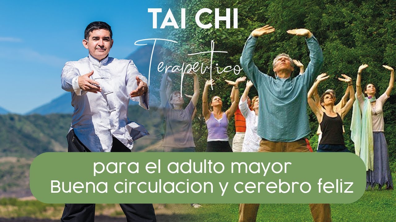 Tai Chi Terapéutico para el ADULTO MAYOR - Buena CIRCULACION y CEREBRO FELIZ ☺️