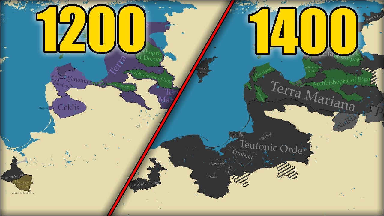 History of the state of Teutonic Order every year