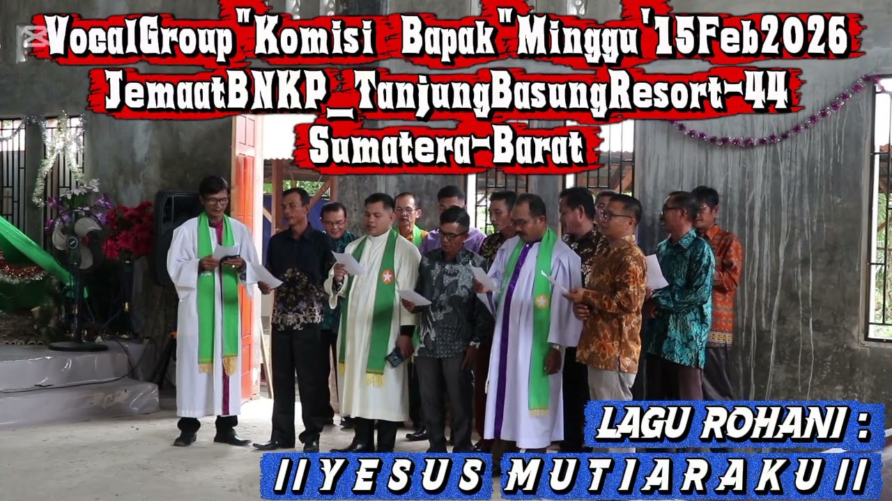 Lagu Rohani (Yesus Mutiaraku) Versi : VocalGroup