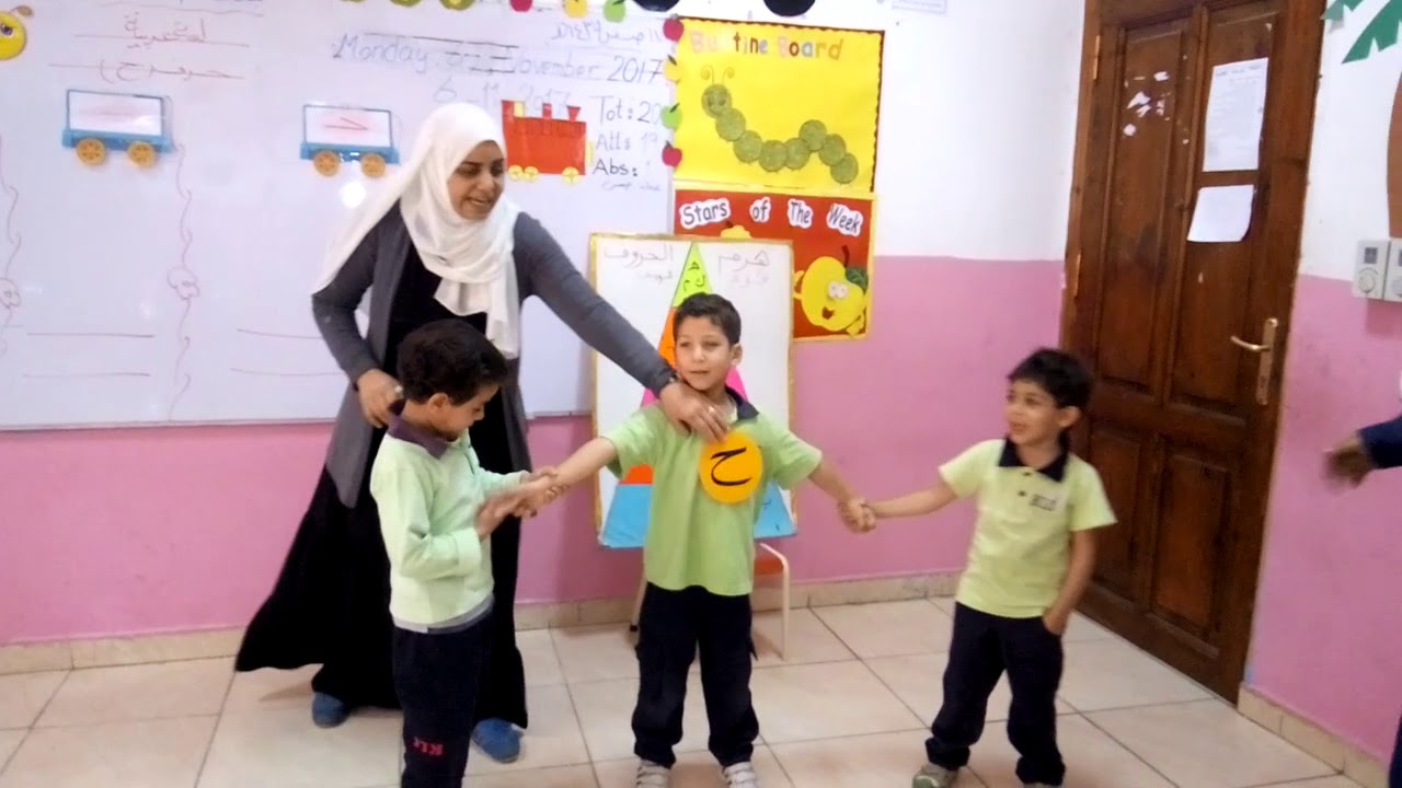 حصة نموذجية لمرحلة kg2 حرف الحاء
