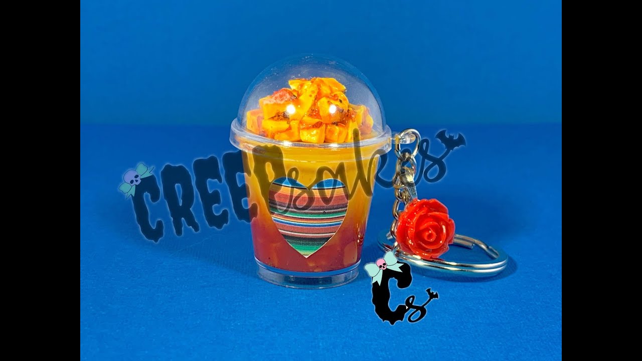 DIY Mangonada Mini Cup Keychain Facebook LIVE Tutorial
