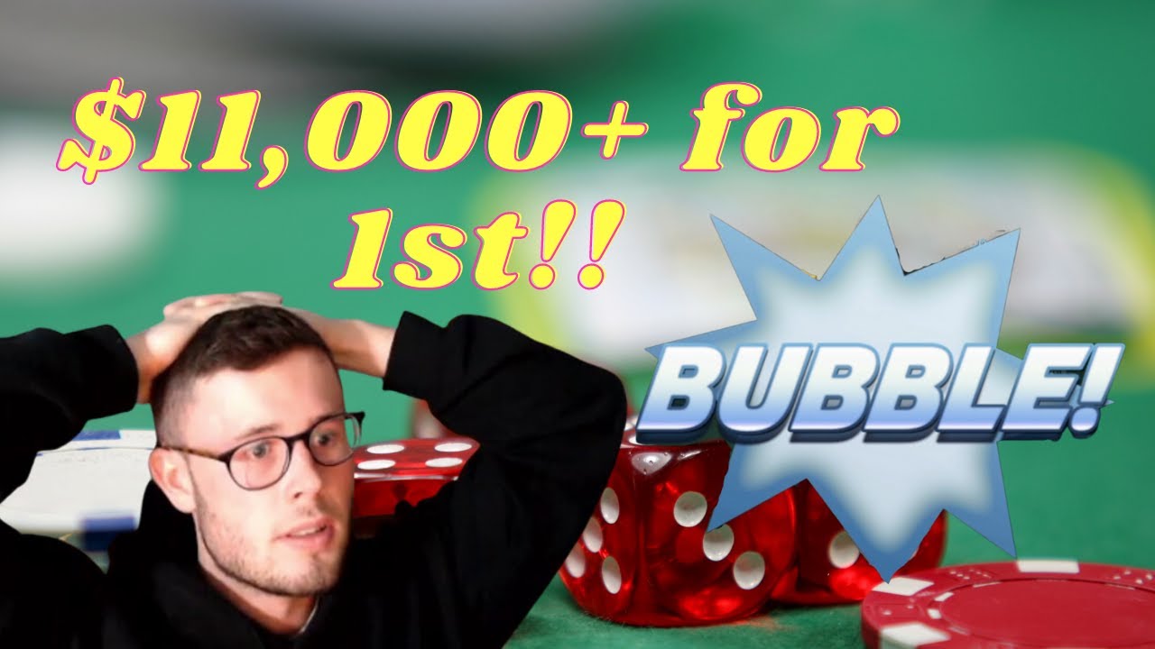 INSANE Bubble spot in HIGH ROLLER TOURNAMENT!!