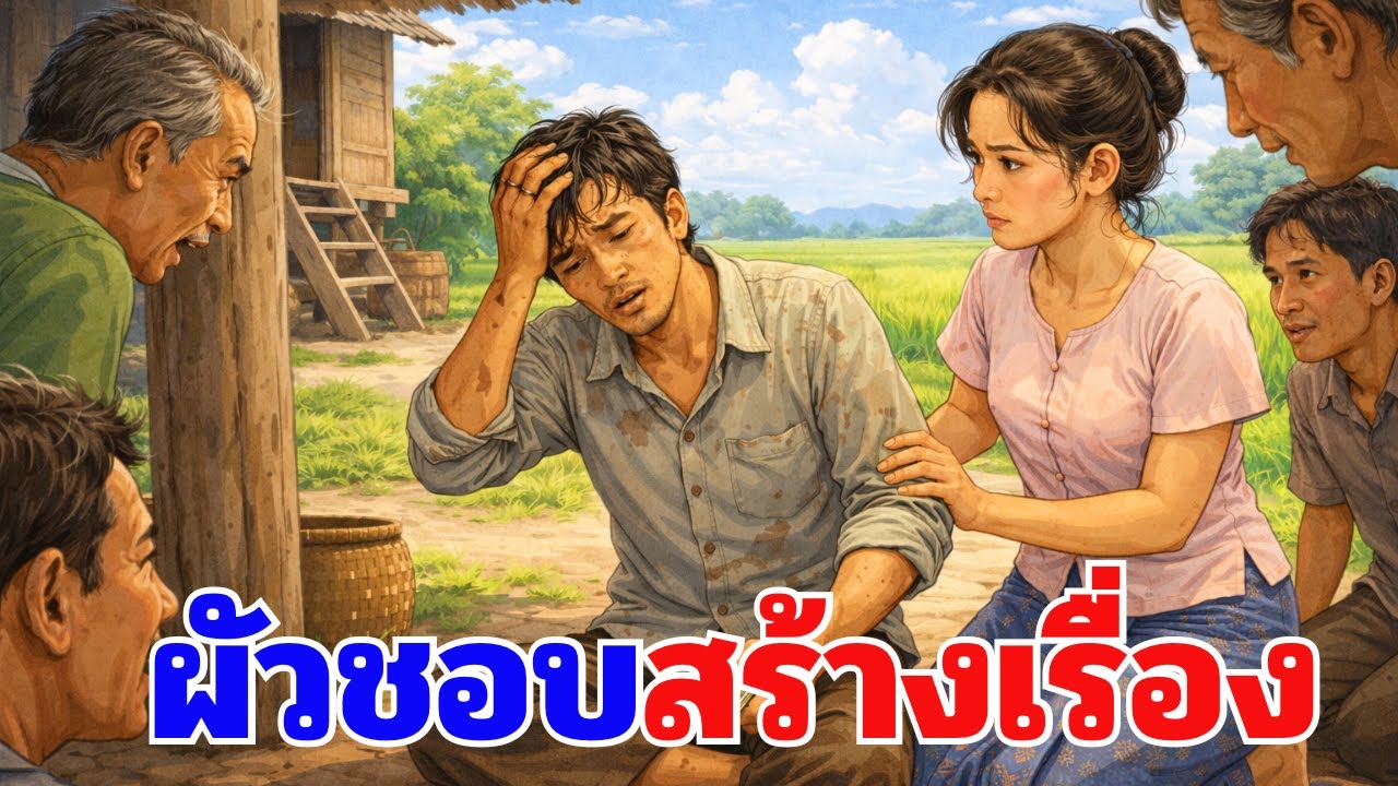 ผัวชอบสร้างเรื่อง#นิยายเสียง #นิทานพื้นบ้าน #ผัวเมีย #นิทานสอนใจ 