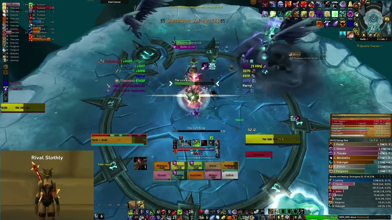 Herald Geared Death Knight Solo Tank Lich King 10hc
