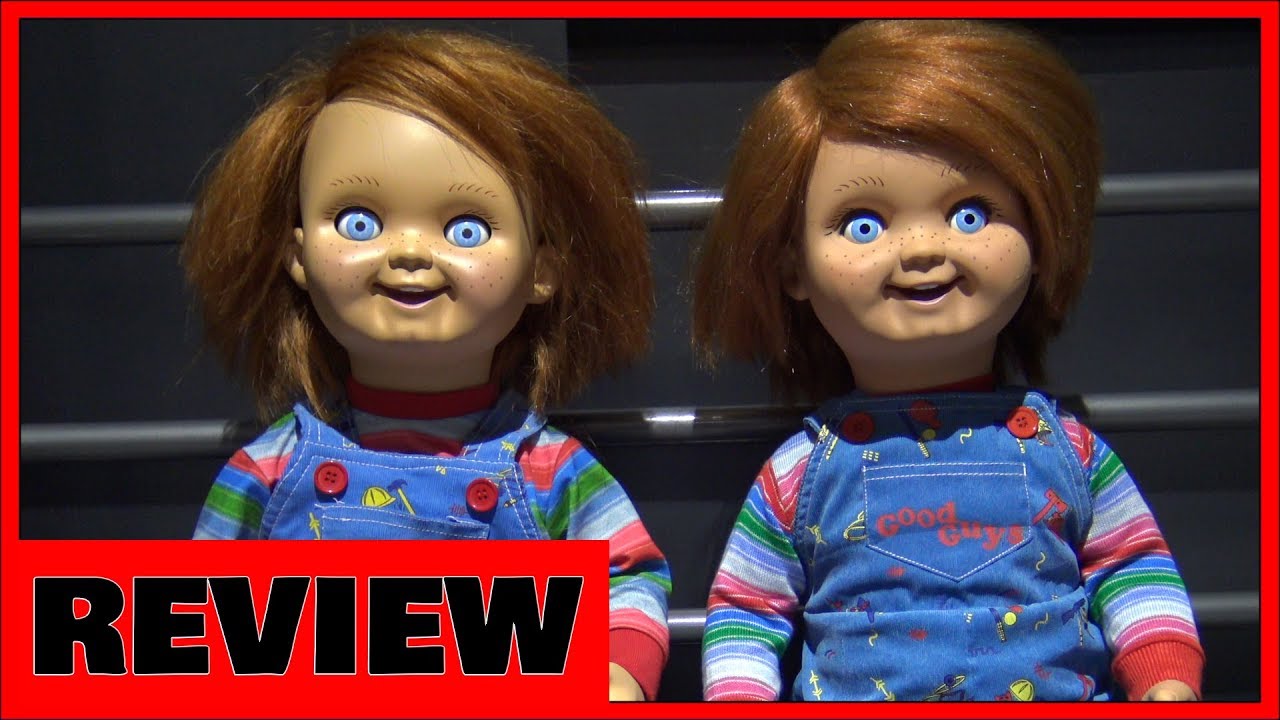 TOTS Trick or Treat Studios Childs Play Chucky Good Guys Doll vs Garrett Zima Custom Chucky Doll