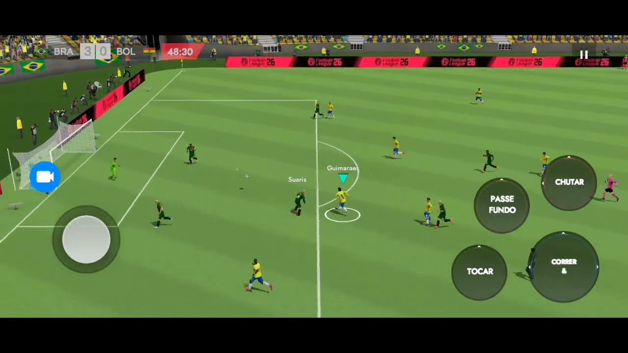 Eliminatórias conmebol 1° rodada. Brasil 3 Bolívia 0