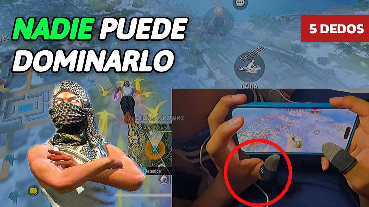 Tengo el HUD m&aacute;s DIF&Iacute;CIL de FREE FIRE a 5 DEDOS y la queso