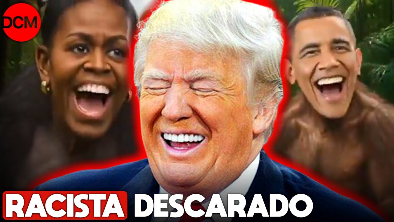 POST RACISTA DE TRUMP CONTRA OS OBAMAS CHOCA OS EUA