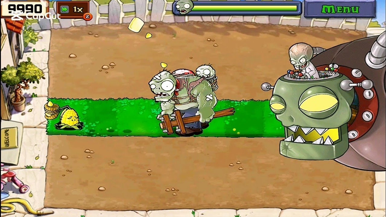 Peashooter x Buddha Vs Dr.Zomboss -Who Will Win? PVZ 1 Fullgamplay 