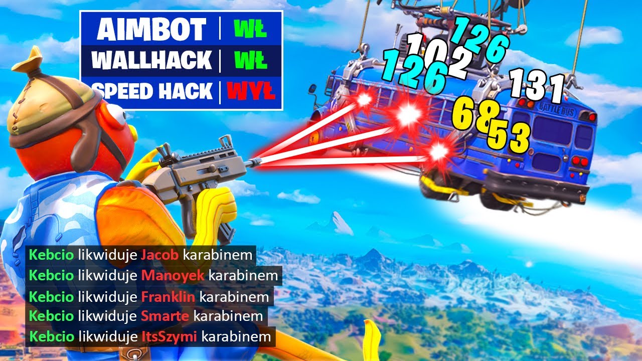 Włączyłem CHEATY w FORTNITE!